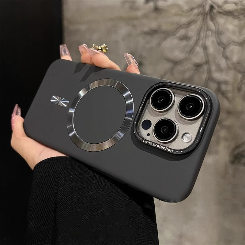 Magnetic Frosted Anti-Drop iPhone Case