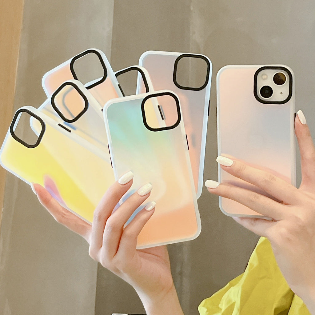 Gradient Frosted Clear Case