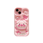 Cute Animal Stand Case (Piggy & Friends)