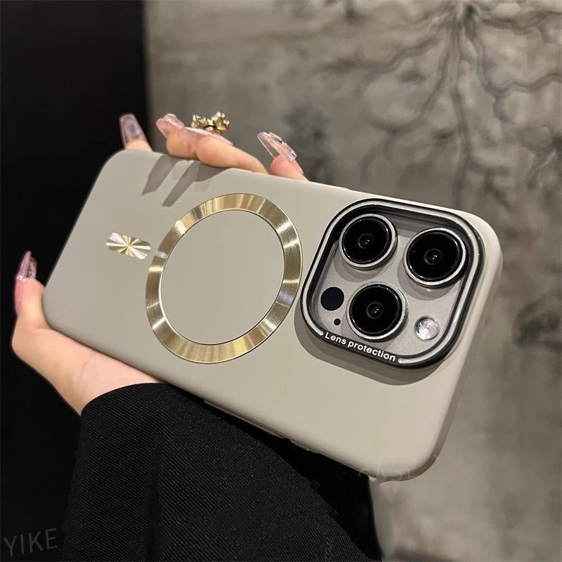 Magnetic Frosted Anti-Drop iPhone Case