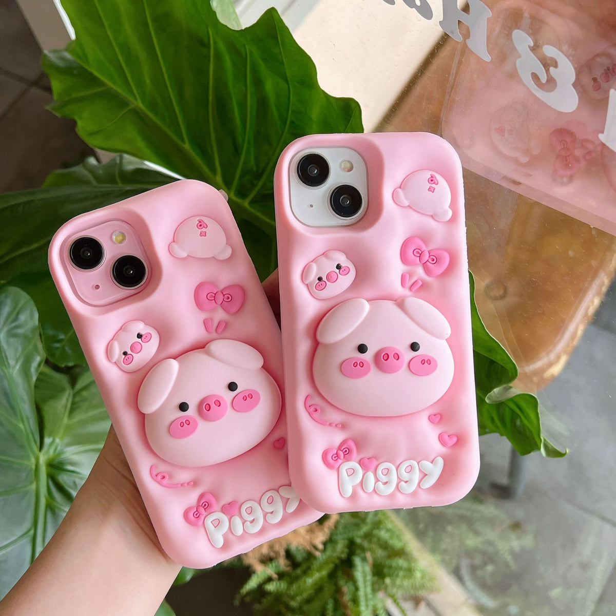 Cute Animal Stand Case (Piggy & Friends)
