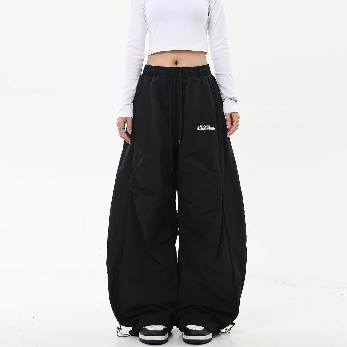 Fleece-Lined Pleated Wide-Leg Pants | Women’s Casual