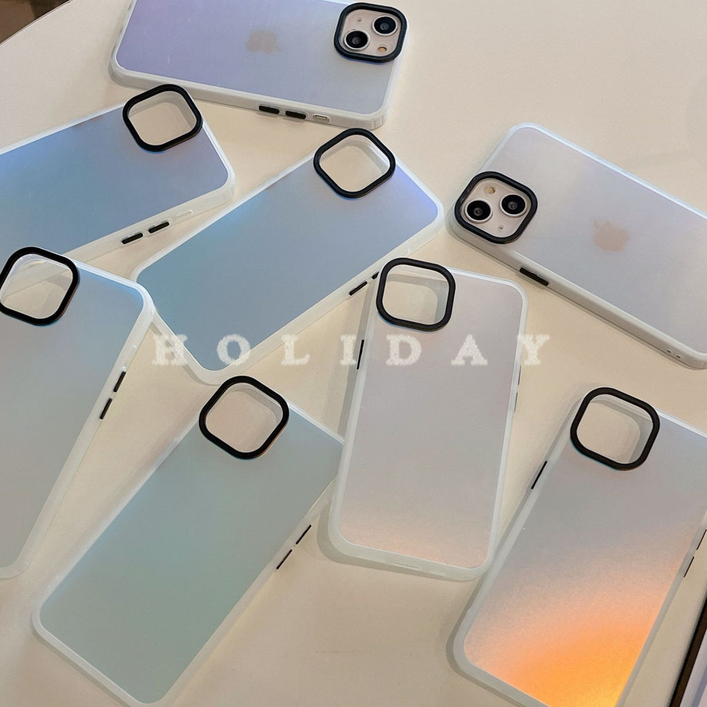 Gradient Frosted Clear Case