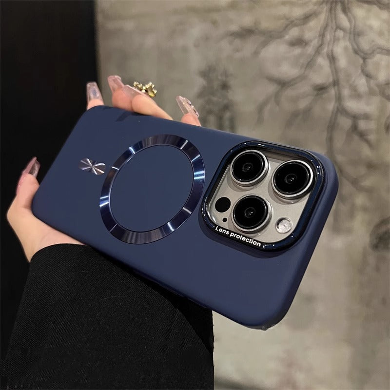 Magnetic Frosted Anti-Drop iPhone Case