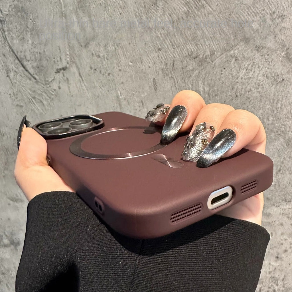 Magnetic Frosted Anti-Drop iPhone Case