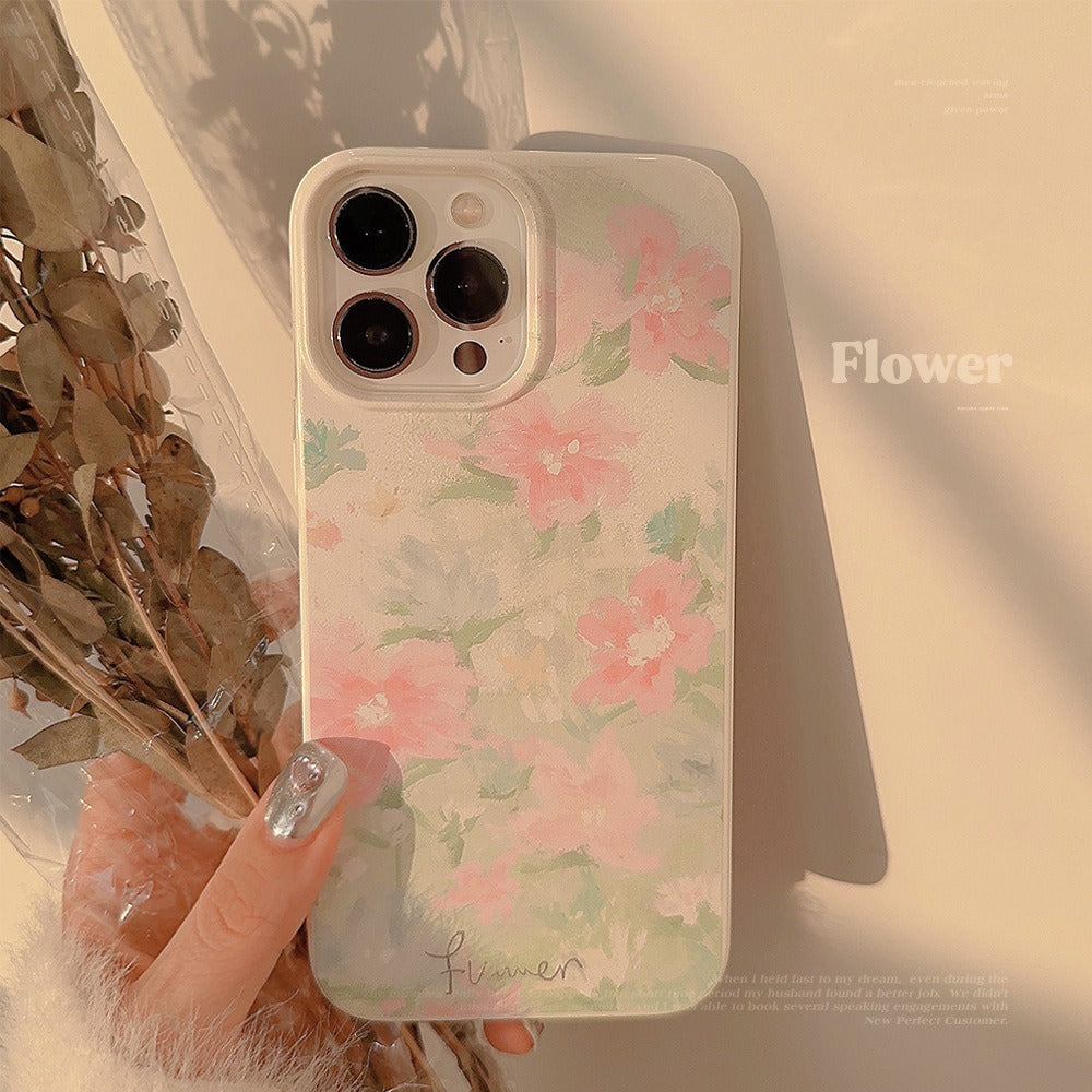 Oil Painting Garden Silicone Case