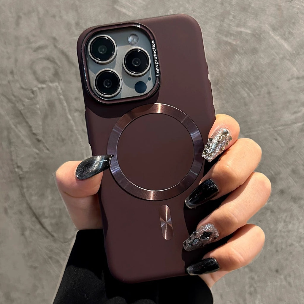 Magnetic Frosted Anti-Drop iPhone Case