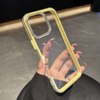 Solid Border Clear Case (2-in-1)