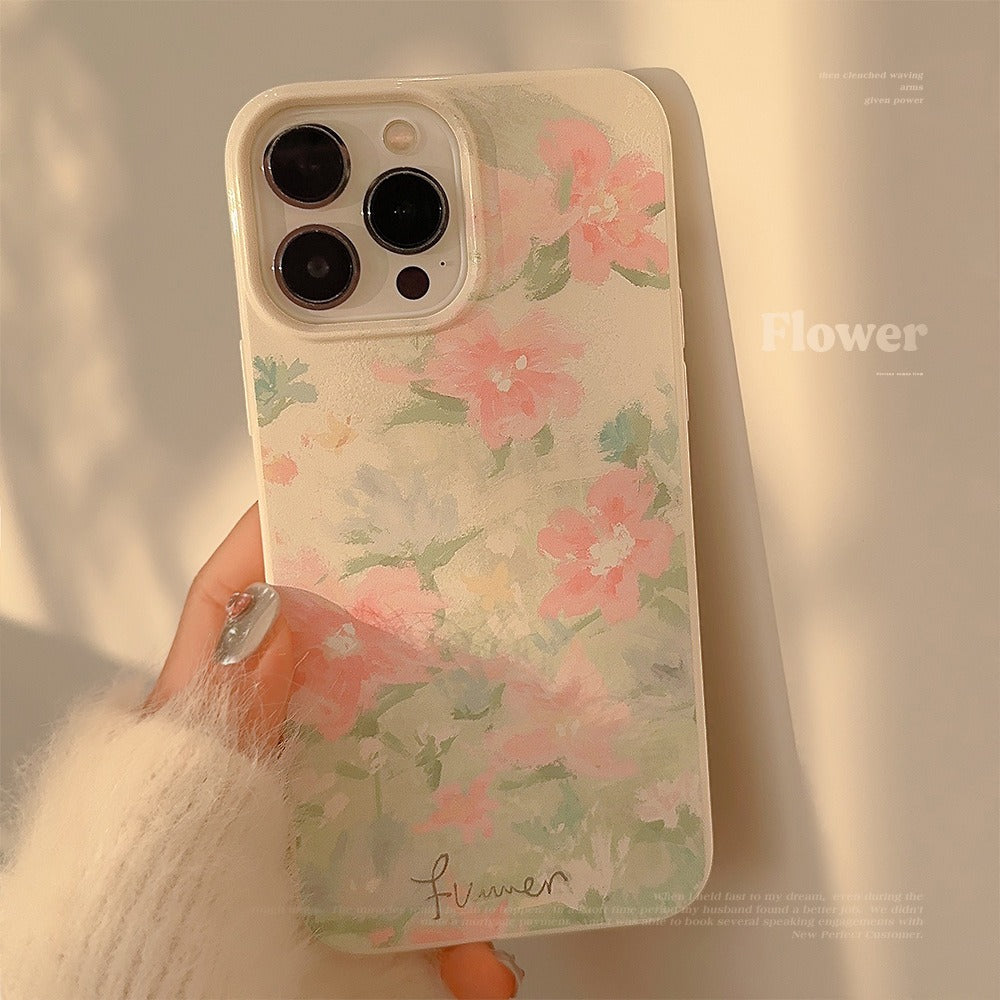 Oil Painting Garden Silicone Case