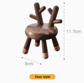 Wooden Stool Phone Stand