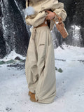 Fleece-Lined Pleated Wide-Leg Pants | Women’s Casual