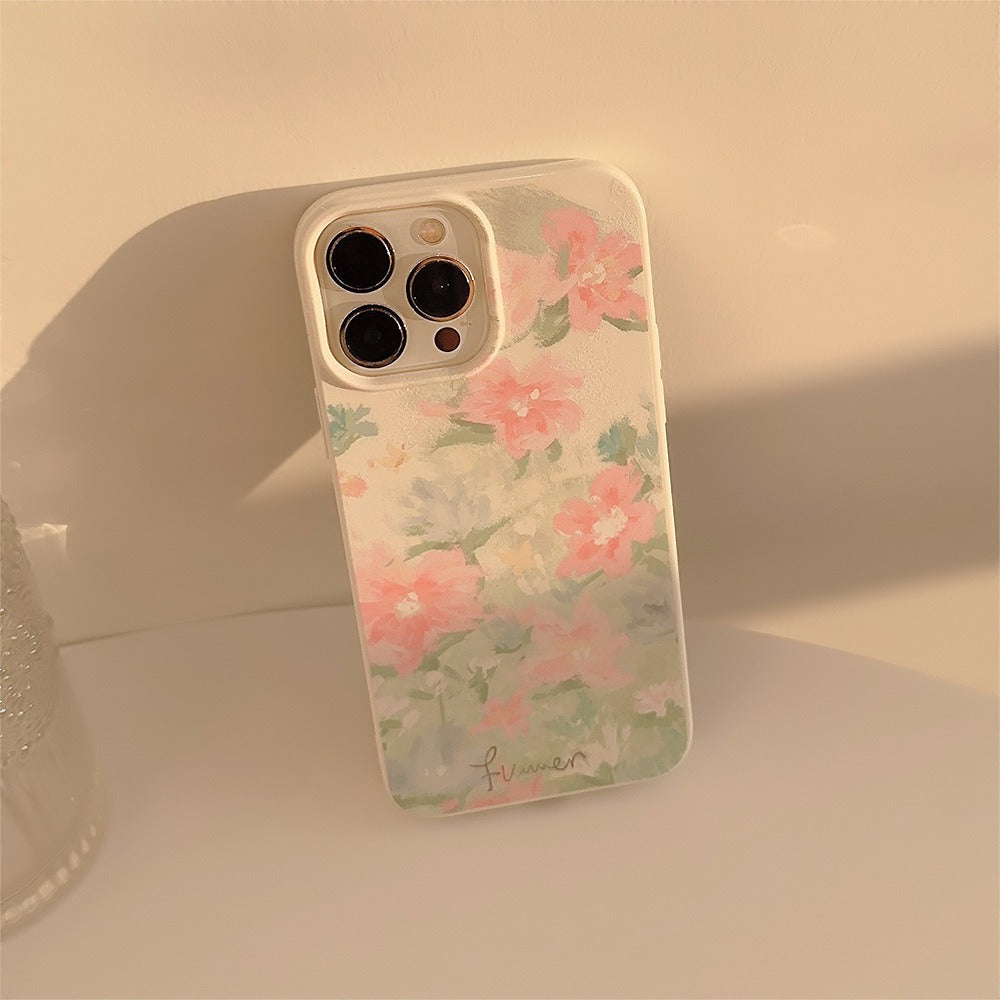 Oil Painting Garden Silicone Case