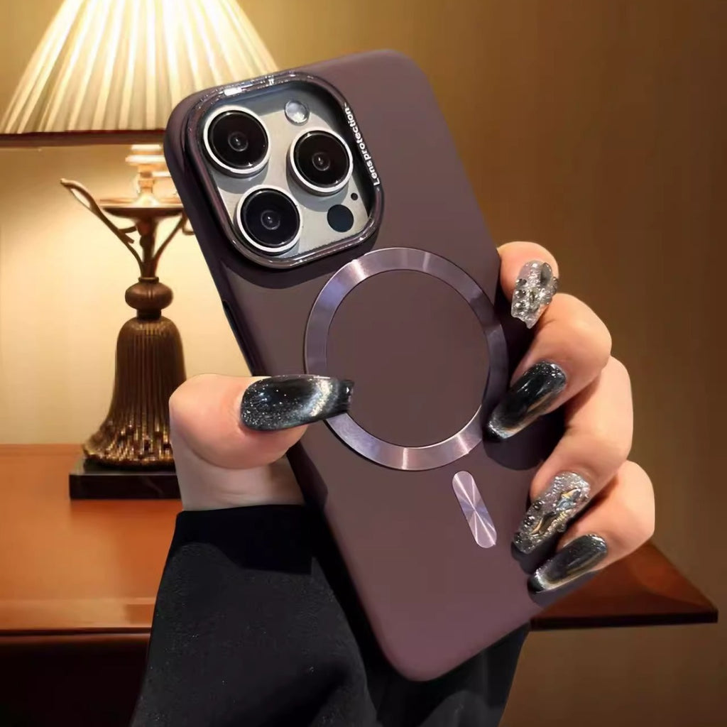 Magnetic Frosted Anti-Drop iPhone Case