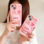 Cute Animal Stand Case (Piggy & Friends)