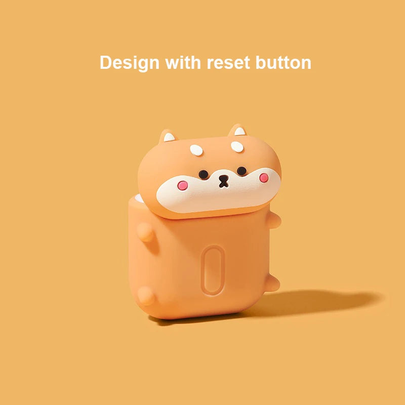 Cute Shiba Inu Silicone AirPods Case