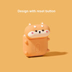 Cute Shiba Inu Silicone AirPods Case