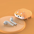 Cute Shiba Inu Silicone AirPods Case