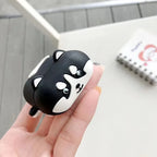 Cute Husky Silicone AirPods Case