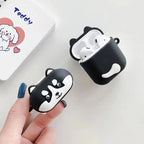 Cute Husky Silicone AirPods Case